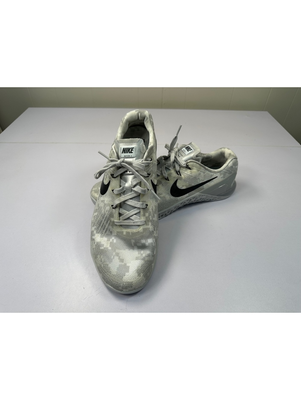Nike Metcon 3 White Camo 852928-100 Men’s Size 12 CrossFit Training Shoes